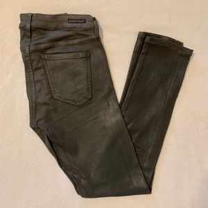 Citizens of Humanity grey coated skinny jeans